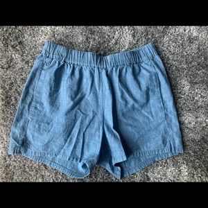 MADEWELL Chambray Pull-on Shorts